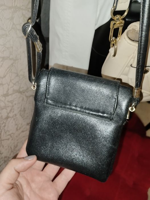 Moschino mini сумка, натуральна шкіра