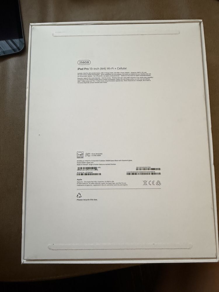 Ipad pro 13 - M4 - 256gb - Wifi + CEL  - NOVO!