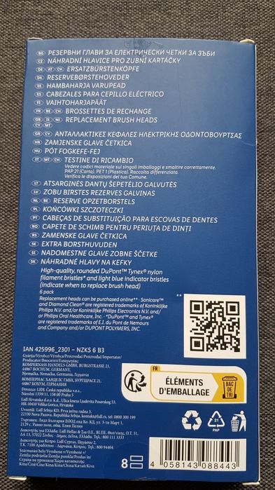 Końcówki szczoteczki Nevadent