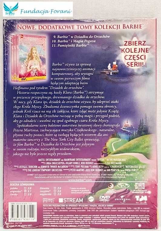 Kolekcja Barbie Dziadku do orzechów Tom 9  KSIĄŻKA+DVD