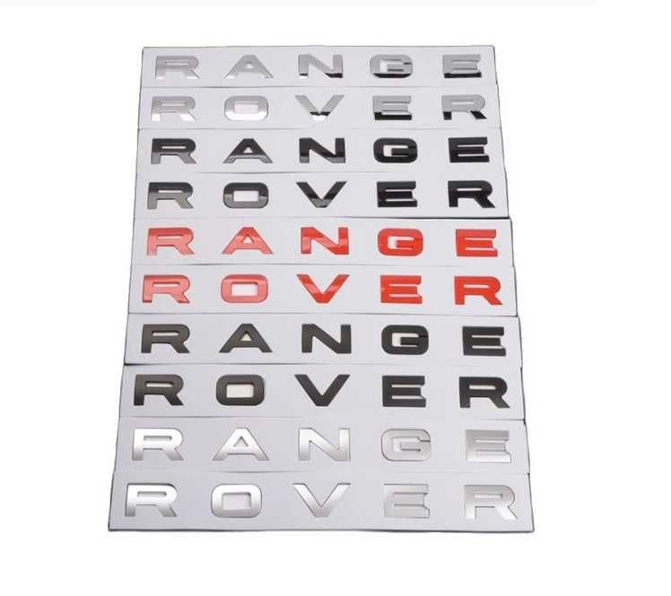 LAND e RANGE ROVER - centros de jante, emblemas, símbolos e letras