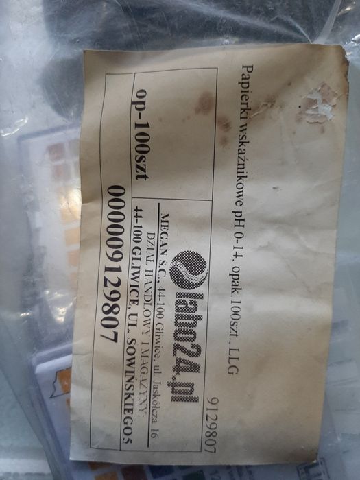 Papierki wskaźnikowe ph