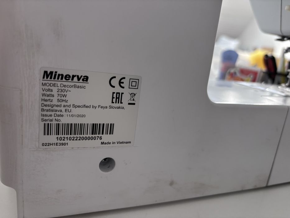 Швейна машинка Minerva Decor Basic