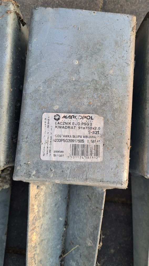 Kotwy metalowe 4 sztuki Łącznik budowlany odbiór osobisty