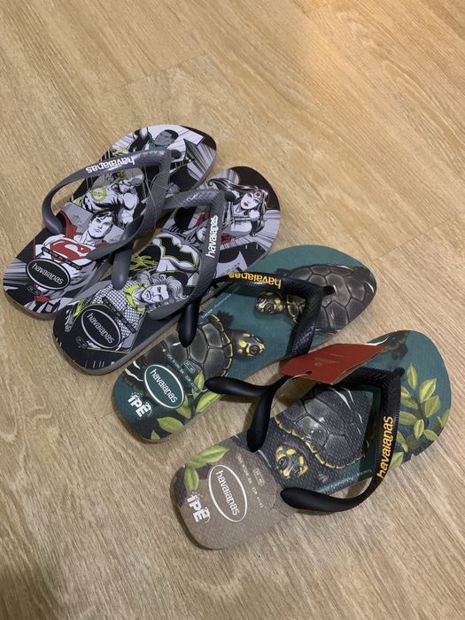 Chinelo havaianas comprados no Brasil numeração errada.