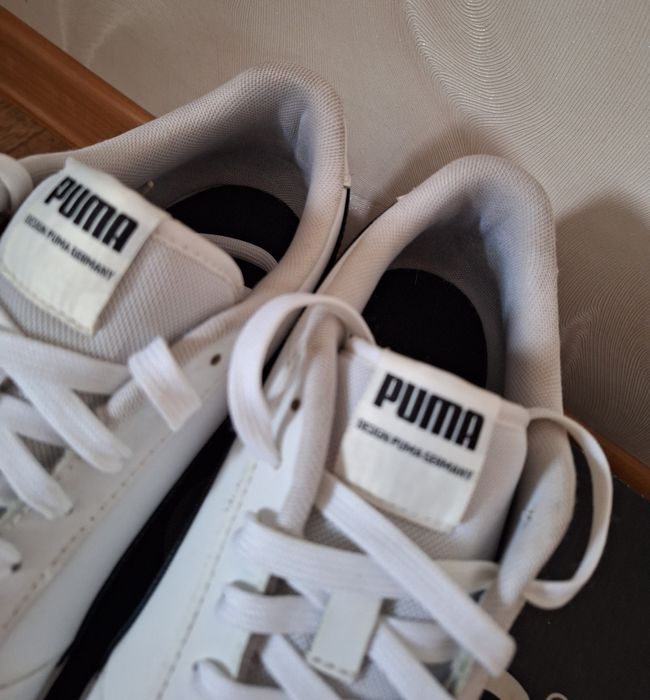 Кроссовки Puma Ralph Sampson. Кроссовки белые мужские. Кеды, кожаные