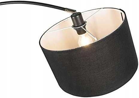 1872Nowoczesna Lampa podłogowa łukowa QAZQAVinossa xxl E27 60 W czarna