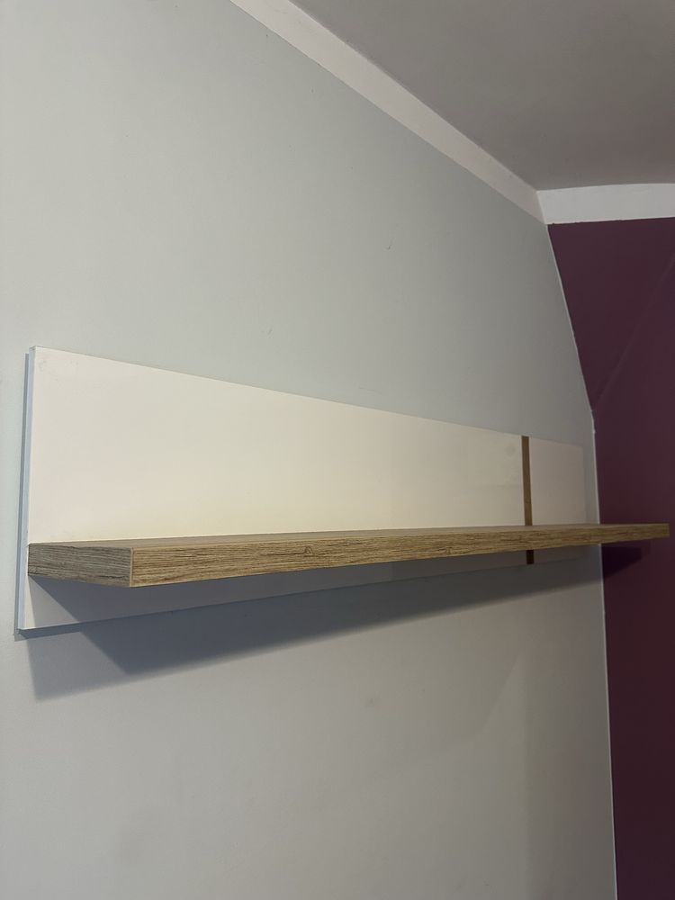 Półka wisząca naścienna 150cm 2 sztuki