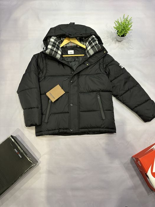 Пуховик Burberry / куртка барбері / пуховик барбері