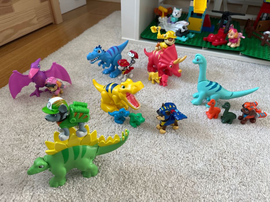 Figurki psi patrol DINO RESCUE paw patrol dinozaury chase marschal