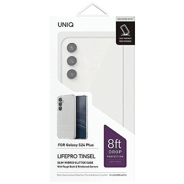 Etui UNIQ LifePro Xtreme na Samsung Galaxy S24+ - przezroczysto-brokat