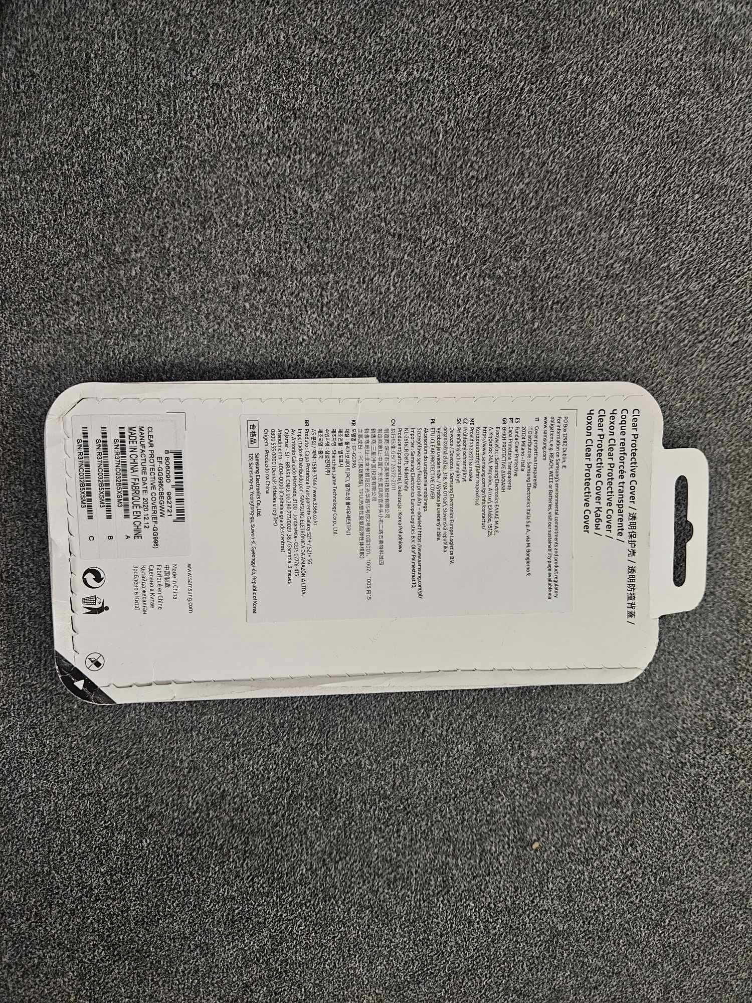 Etui Samsung Protective Cover Czarne do Galaxy S21+ EF-GG996CBEGWW
