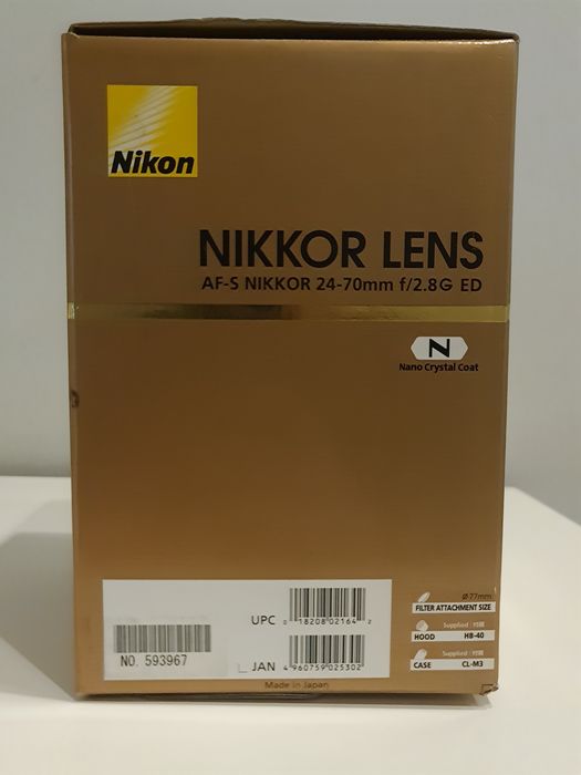 Nikon AF-S Nikkor 24-70 mm f/2.8G ED