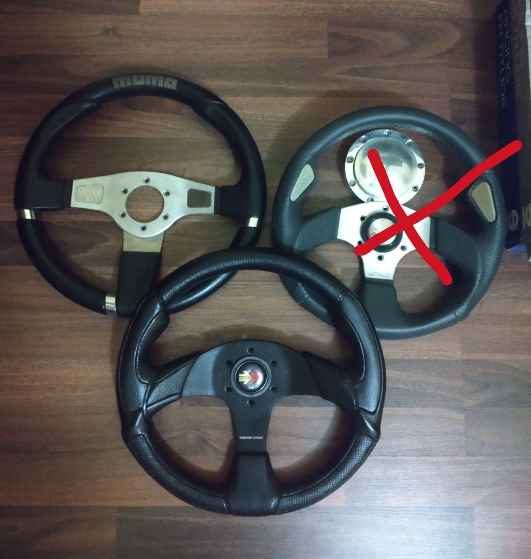 Рули Raid, Momo, Sparco, Victor, OMP, Nardi, JDM, переходники