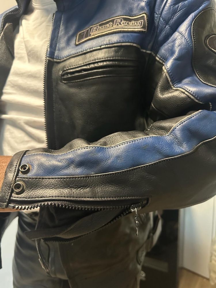 Roupa Motarde Roupa Motoqueiro, em Pele com reforsos