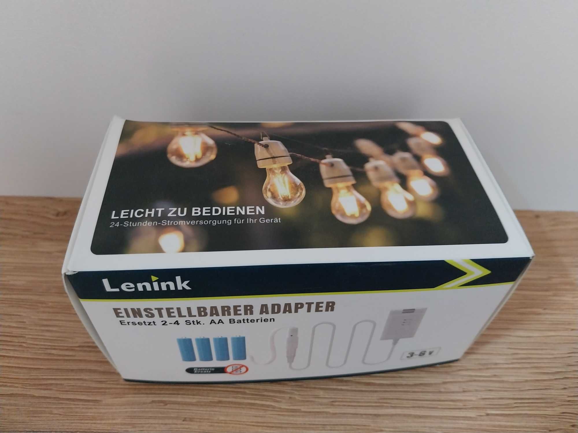 Lenink 3-6V Regulowany Adapter Baterii - Zamiennik dla 2-4 Baterii AA