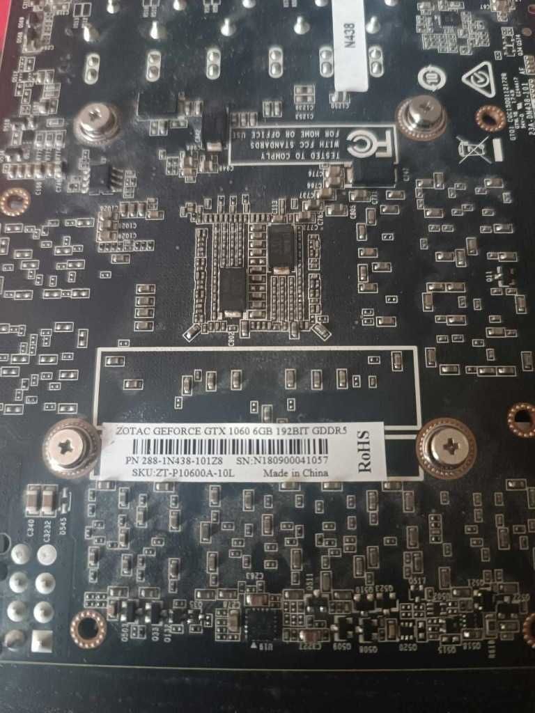ZOTAC GEFORCE GTX 1060 6gb 192bit gddr5