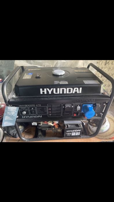 Генератор бензиновий hyundai HHY 9050FE ATS