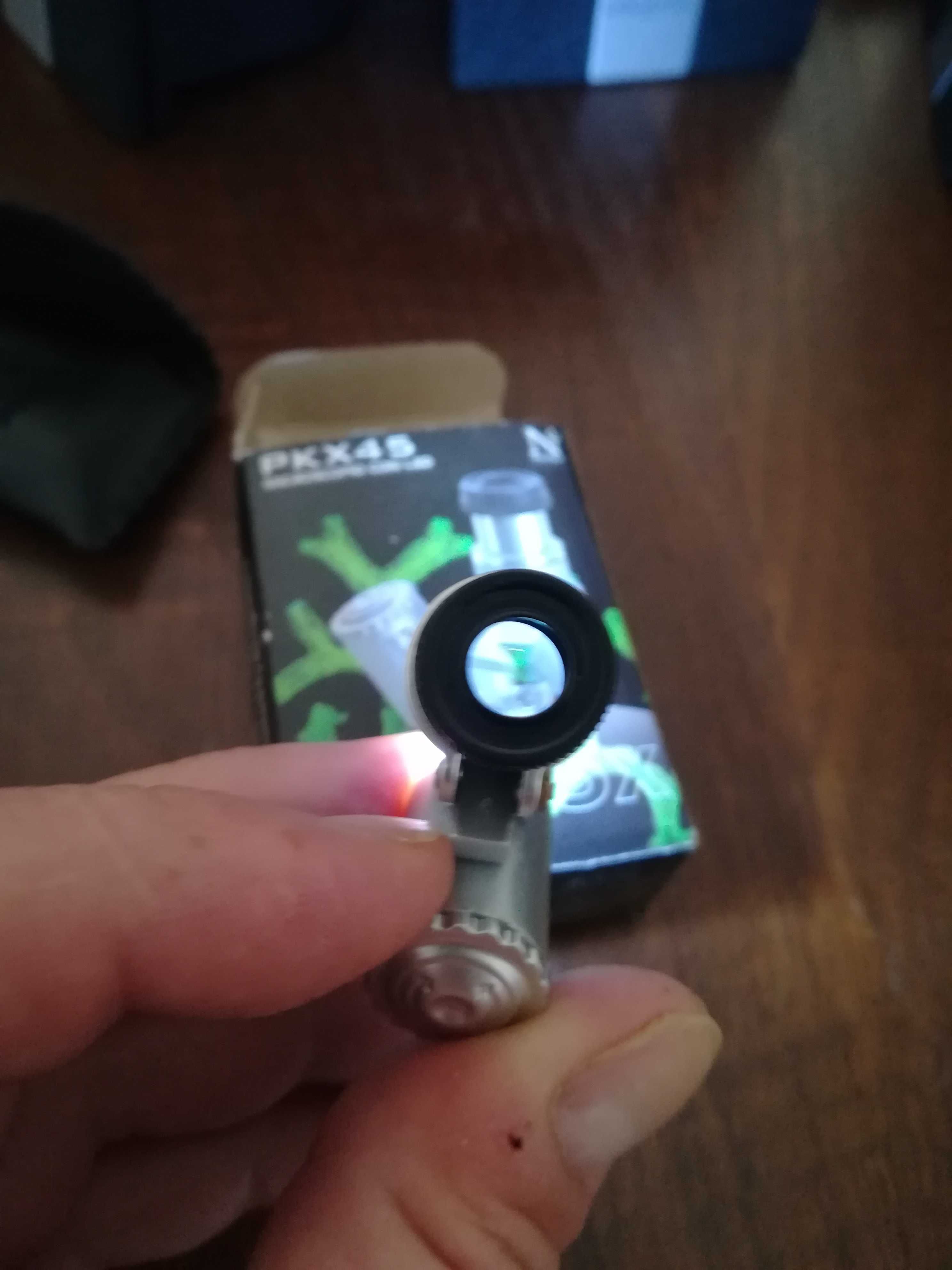 Mini Microscópio com luz led