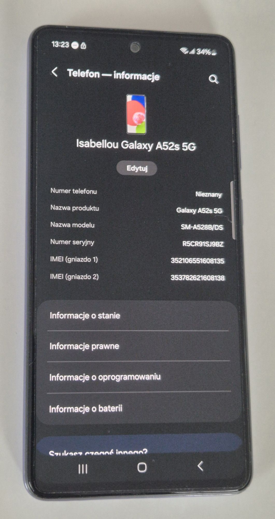 Samsung Galaxy A52s 5G