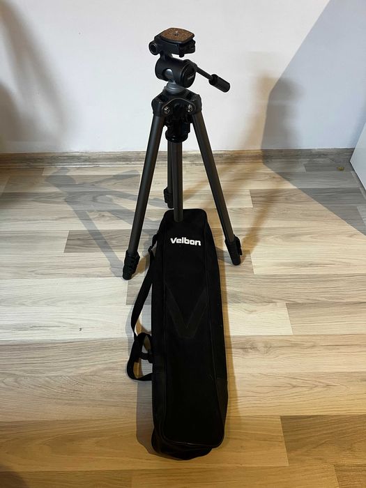 Statyw Velbon Sherpa 600 R z głowicą i pokrowcem