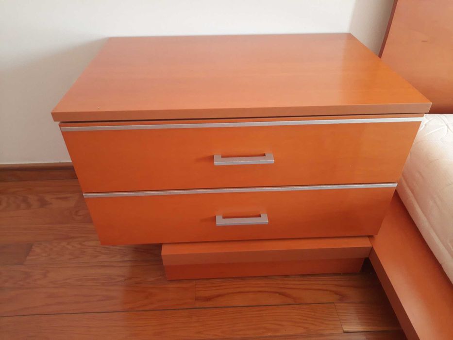 Mobiliário de Quarto de Casal - Cama Japonesa, Cerejeira