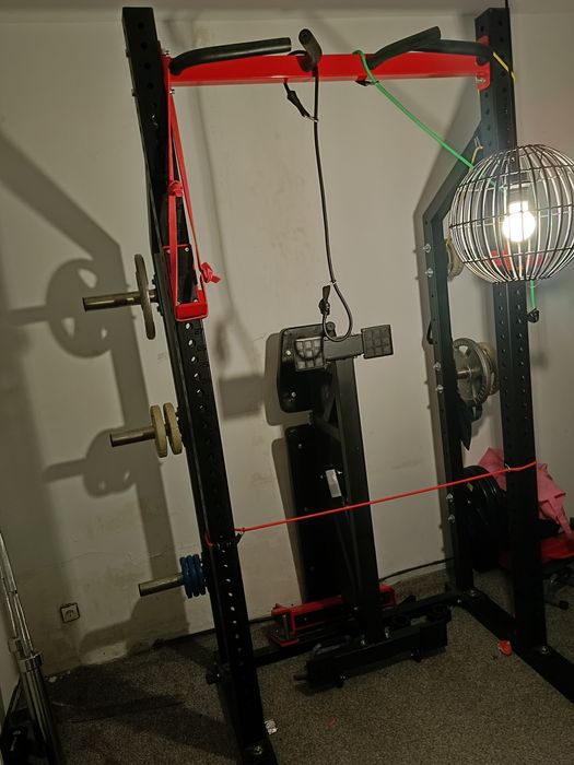 Siłownia half rack suwnica ławeczka