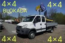 Iveco 45C15 4x4 doka brygadówka skrzynia wywrotka HDS żuraw  Możliwość Nałożenia na samochód Dowolnej Zabudowy