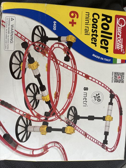 Roller coaster mini rail quercetti