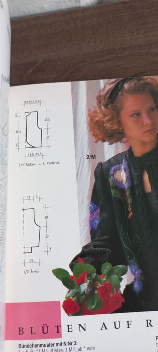 Wzory swetrów Diana 11 / 1990