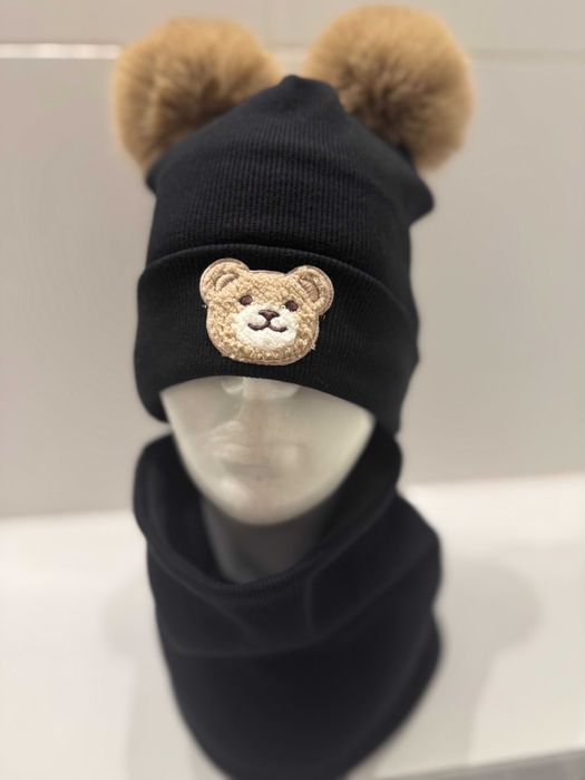 komplet zimowy dla dziewczynki i chłopca 50'