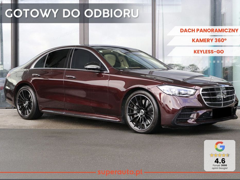 Mercedes-Benz Klasa S Pakiet wyposażenia Premium Plus + Dach panoramiczny + Digital Light