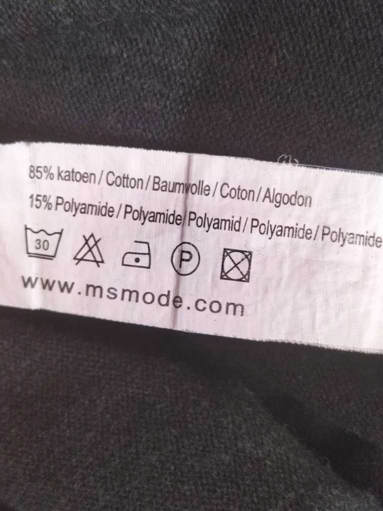 M&S Szara Zimowa Sukienka w pasy MIDI r. 38/40