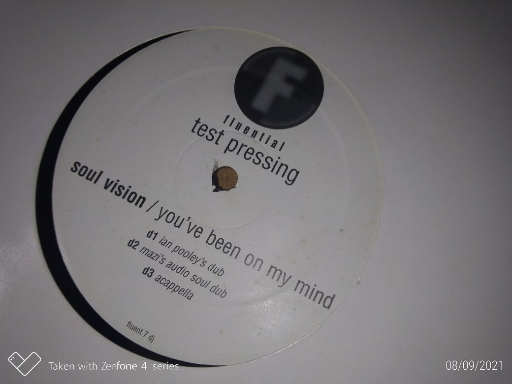 Test Pressing LP álbum vinil Soul Vision – You've Been On My Mind