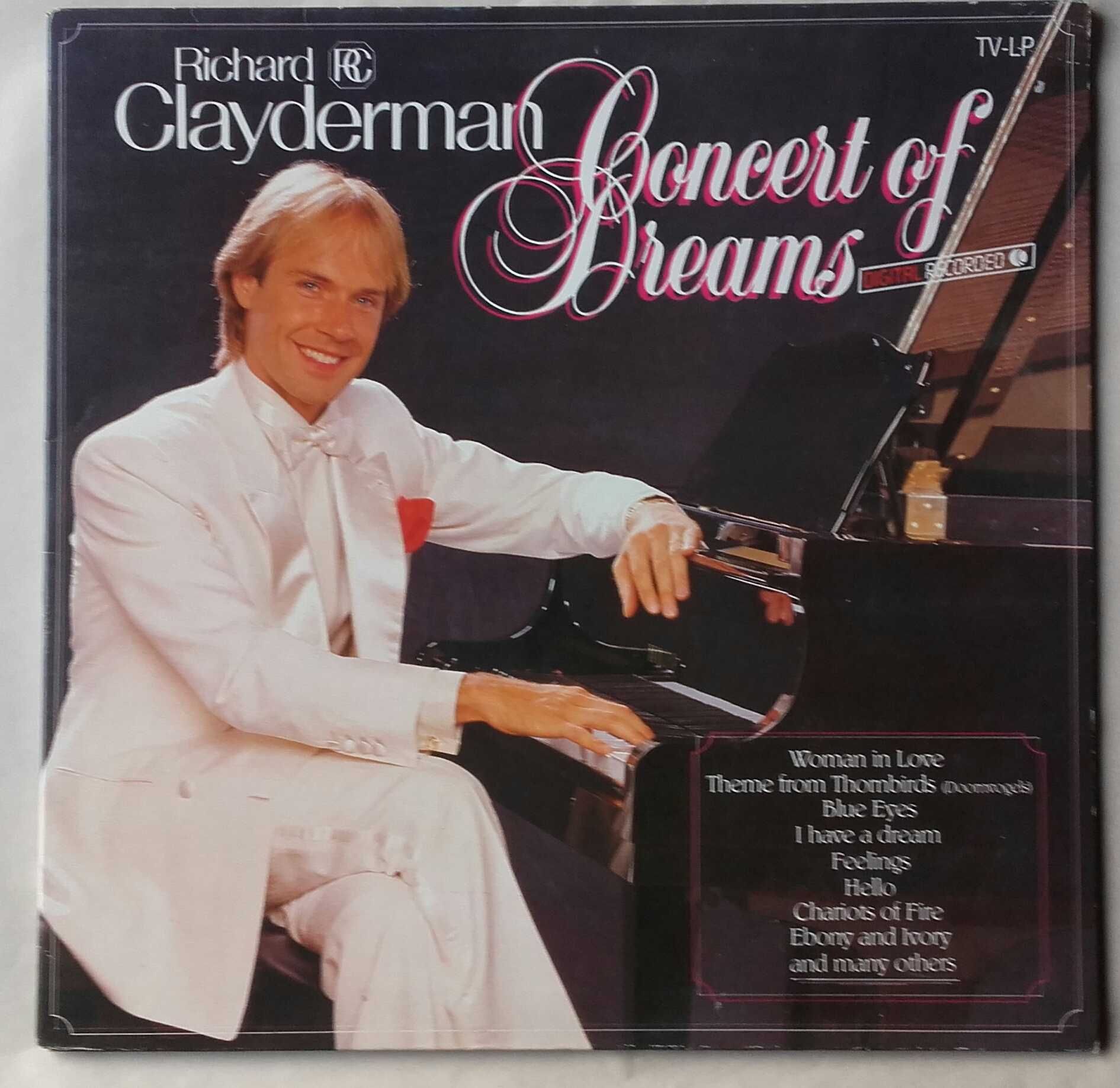 Richard Clayderman - fortepian , Concert of Dreams , winyl