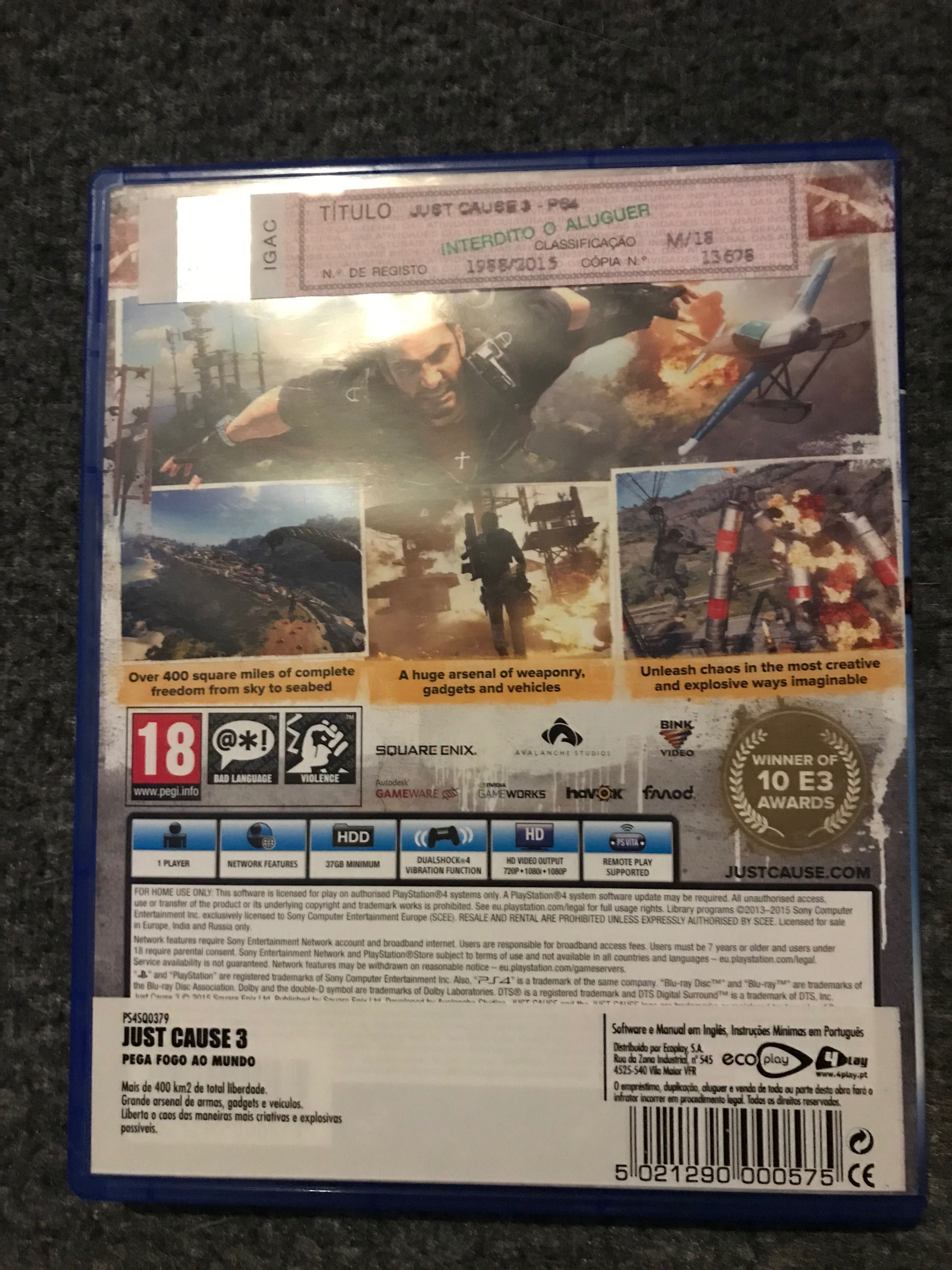 Jogo Just Cause 3