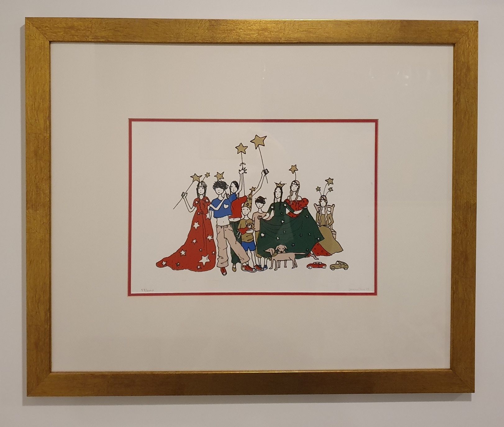 Quadro de Natal de Joana Rosa