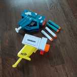 Minecraft nerf wyrzutnia x 2 pistolety