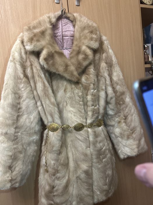 Futro norka naturalna eleganskie
