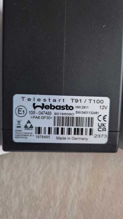Nowy Telestart T 100 Webasto T100 HTM Pilot zdalne sterowanie Zestaw