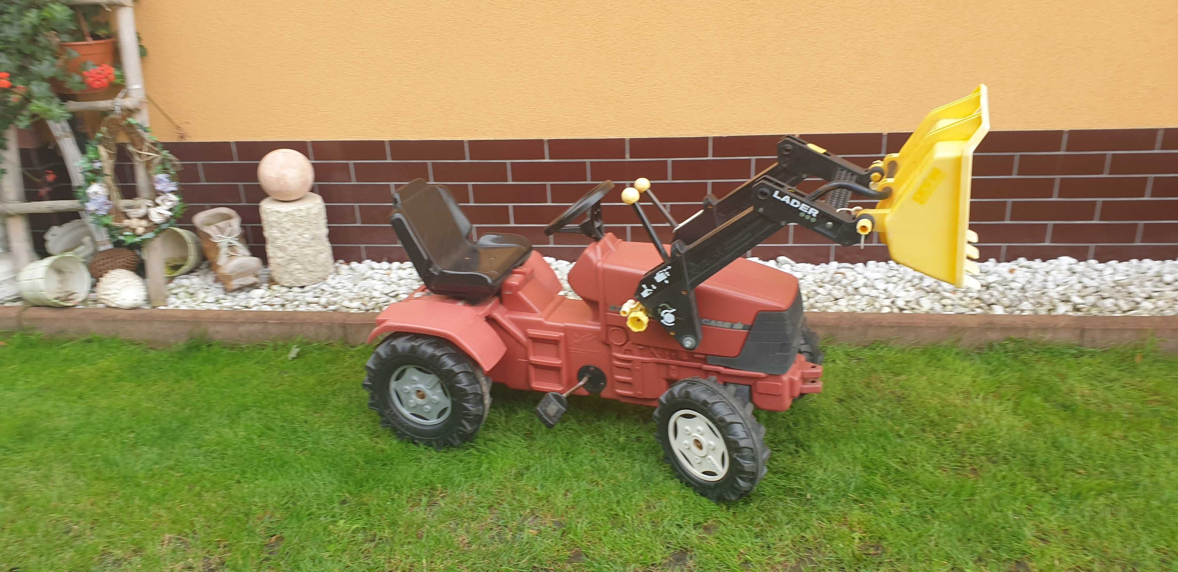 Traktorek Case Rolly Toys koparka