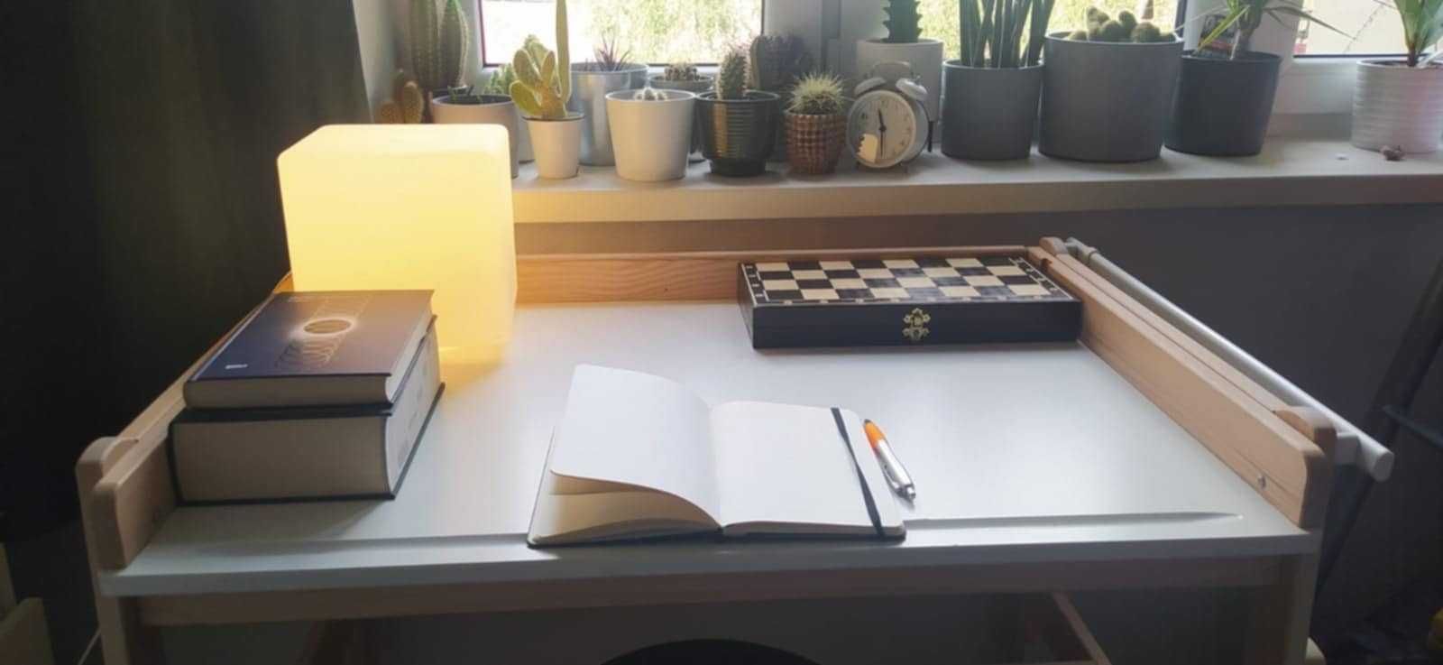 stół biurko IKEA Flisat regulowane