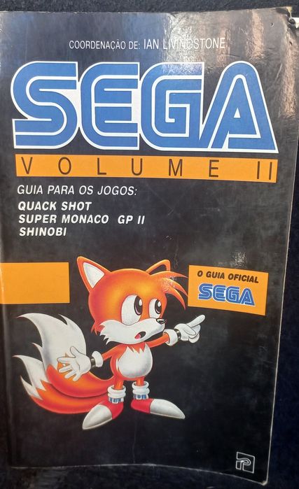 Livro Guia para jogos Sega volume II anos
