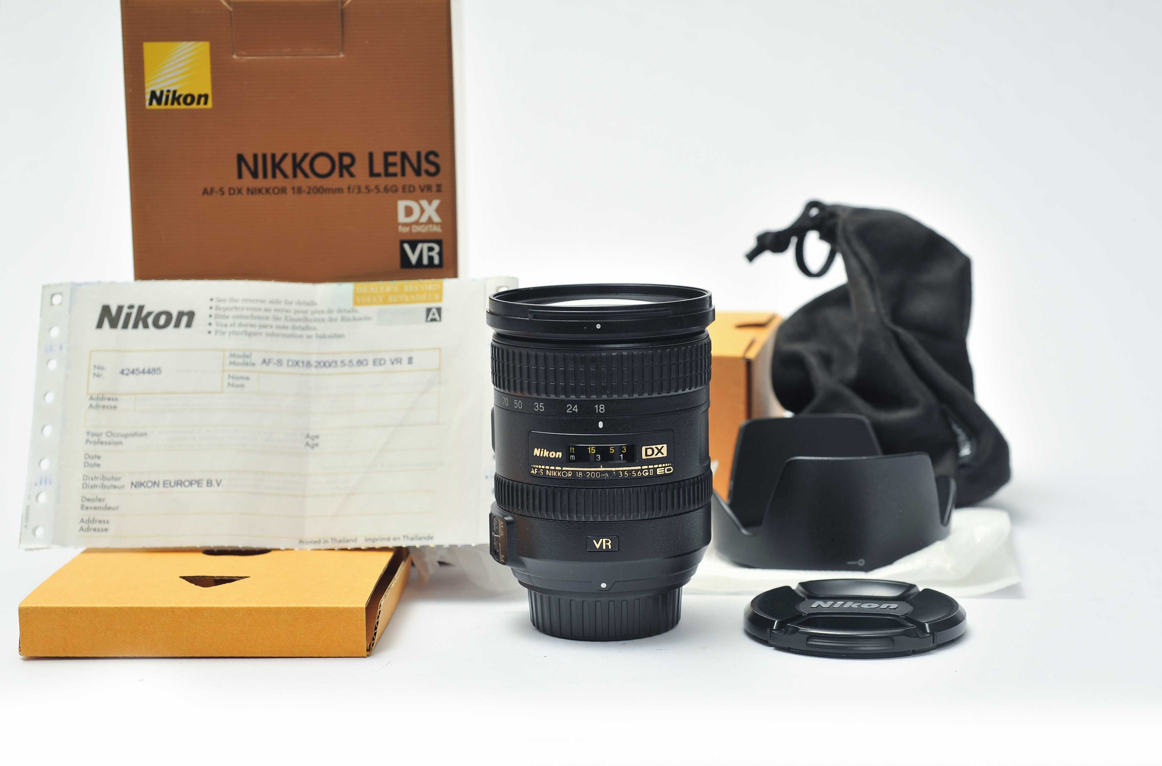 Nikon AFS 18-200mm GII ED  DX muito bom estado