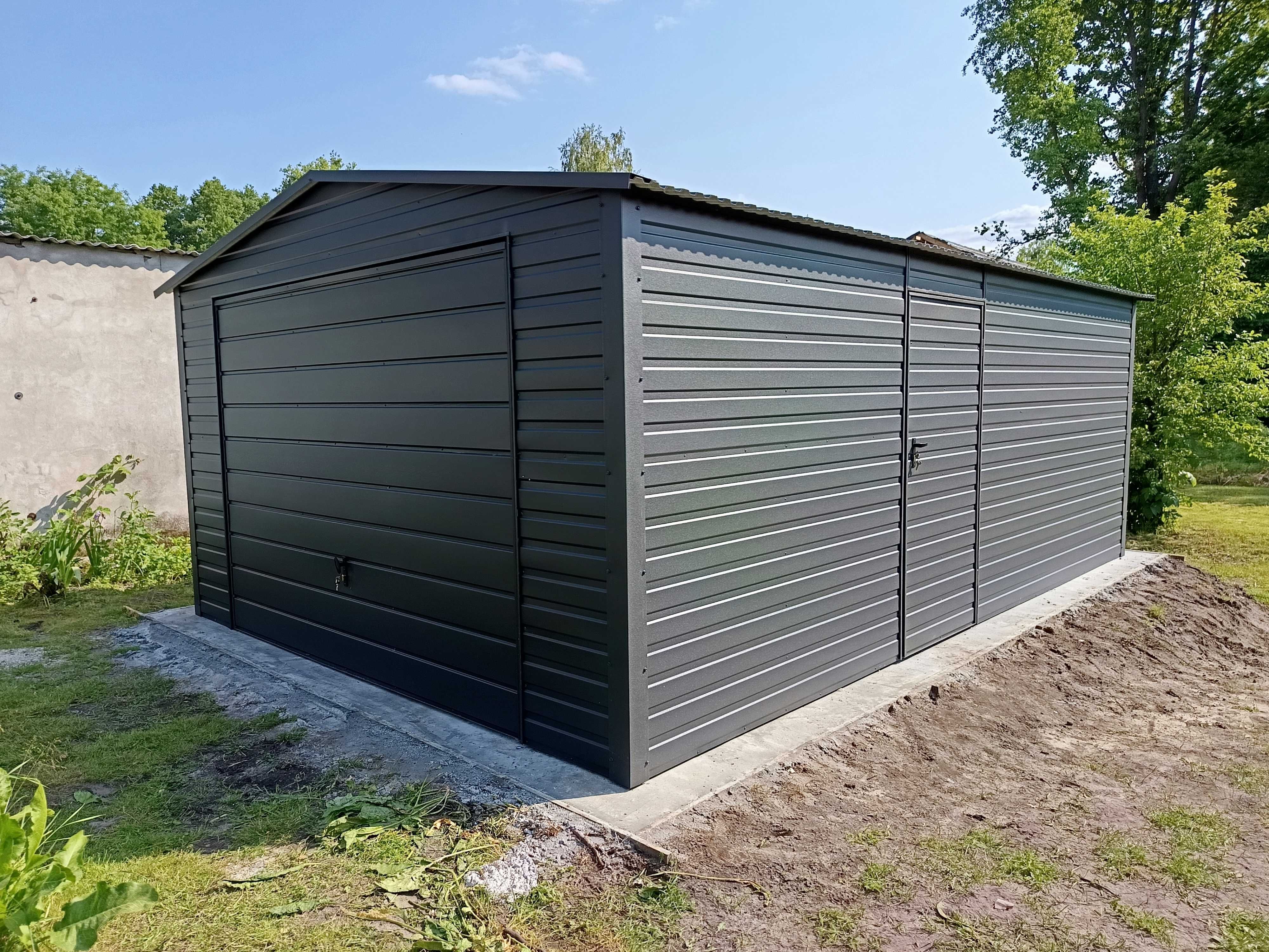 Garaż blaszany garaz blaszak 4*6 garaże 5*7 7*5 poziom profil solidny
