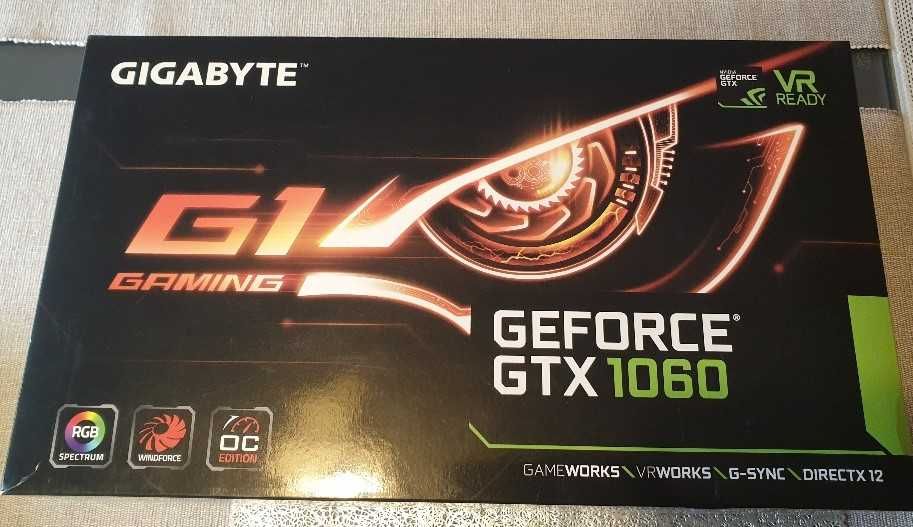 Karta graficzna Gigabyte GeForce GTX 1060 G1 Gaming 6GB GDDR5