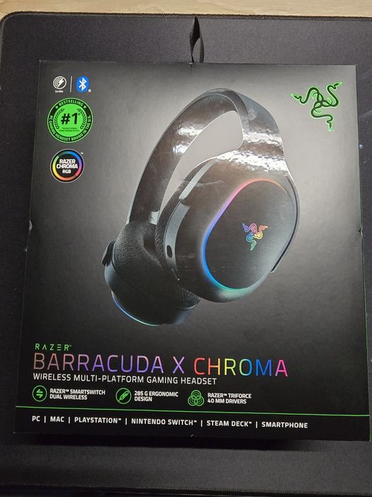 Słuchawki RAZER Barracuda X Chroma Czarne gwarancja do 13.08.2027r.