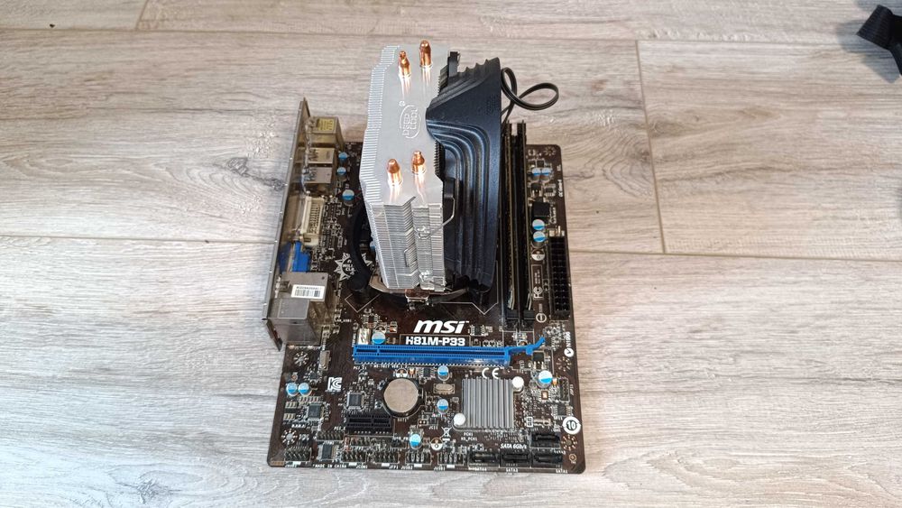 Набор i5 4690, MSI H81M-P33, 12GB ram, GAMMAX 300