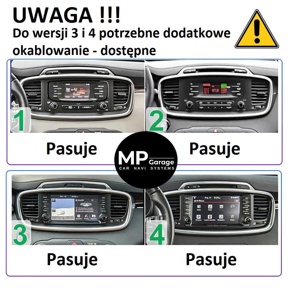 KIA SORENTO 3 stacja multimedialna Android CarPlay/AA Qled 4G Montaż