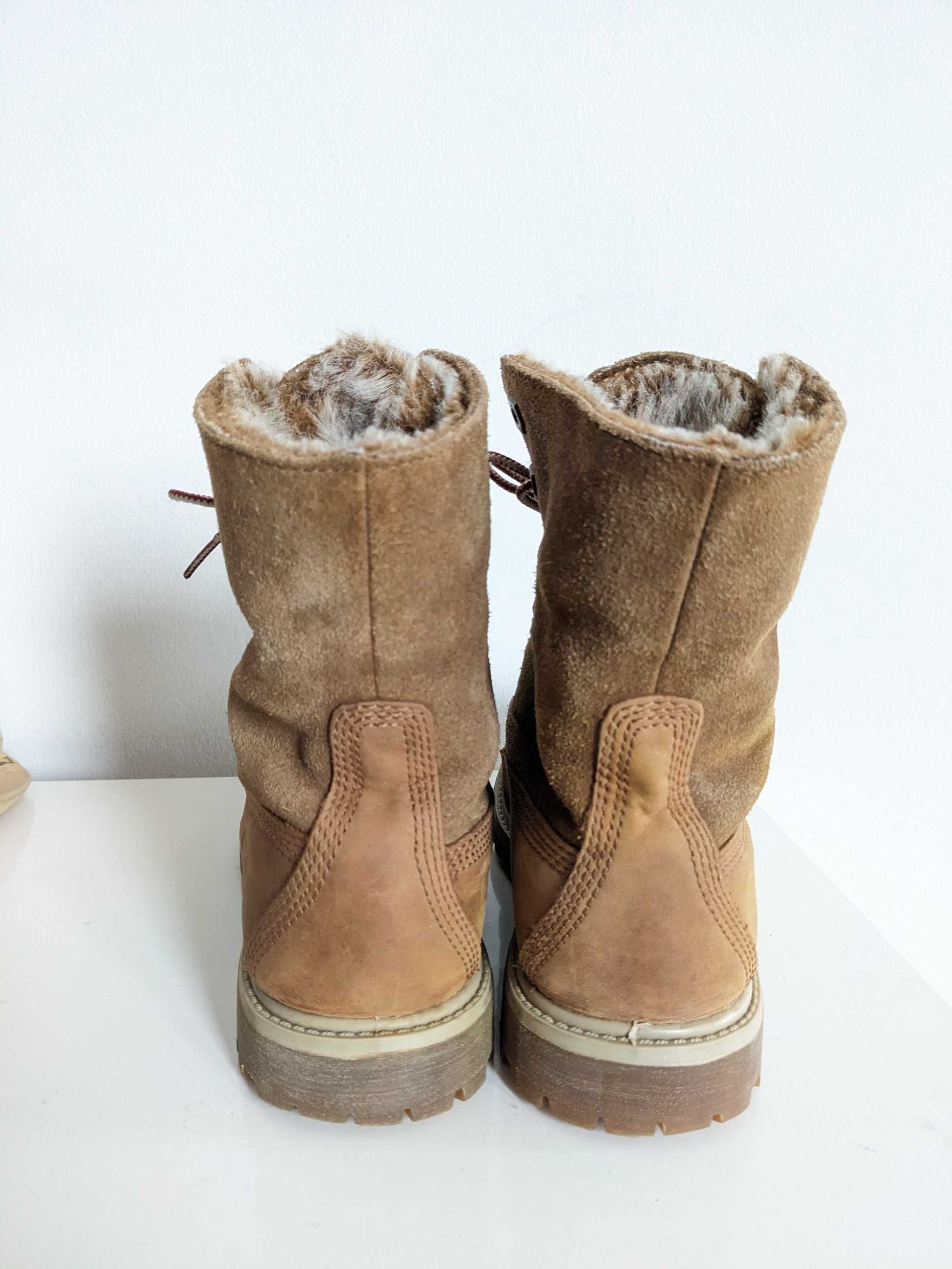 Damskie buty zimowe Timberland Teddy Fleece, rozmiar 37